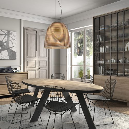 Подвесная лампа - TWIST - Novolux Lighting - из бука / современная / проводная