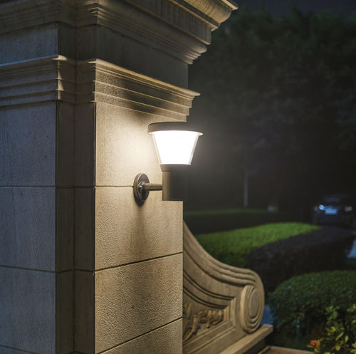Современный настенный светильник - ERGO - Novolux Lighting - для наружного применения / из алюминия / конический