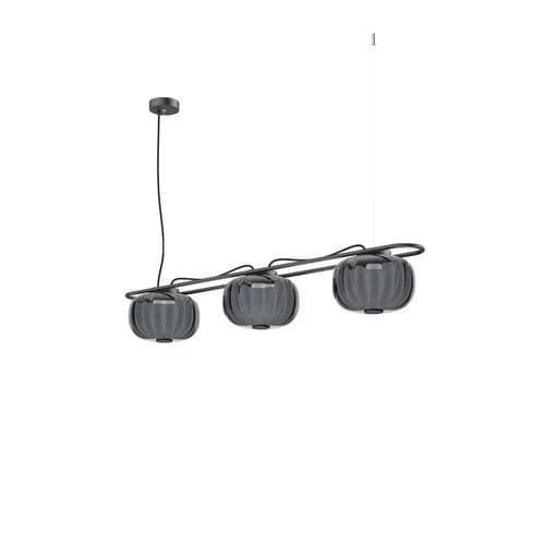 Подвесная лампа - KRISTA  - Novolux Lighting - из стали / из стекла / дерево