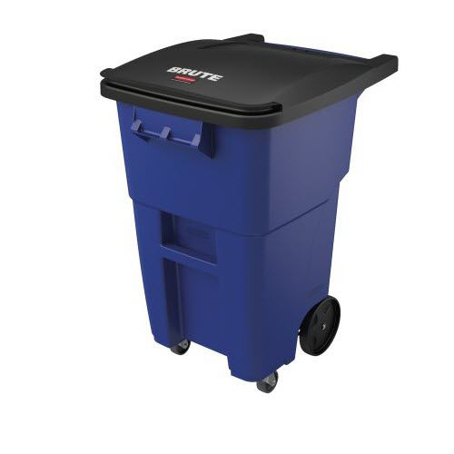 Мусорный контейнер контейнер - BRUTE® : STEP-ON ROLLOUT  - Rubbermaid Commercial Products - из полимера / с колесами / для профессионального использования