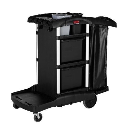 Тележка для домашнего хозяйства - EXECUTIVE : JANITORIAL - HIGH-CAPACITY - Rubbermaid Commercial Products - мусорный контейнер / для профессионального использования / из пластика