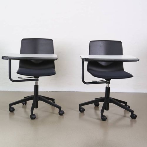 Стул для конференций с пюпитром -  FOUR®SURE 66 - Ocee Design - на колесиках / с крестообразным основанием / для профессионального использования