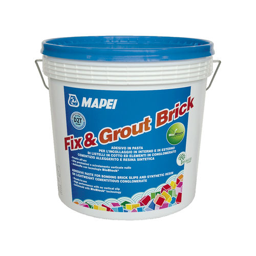 Тестообразный клей - FIX & GROUT BRICK - MAPEI GB