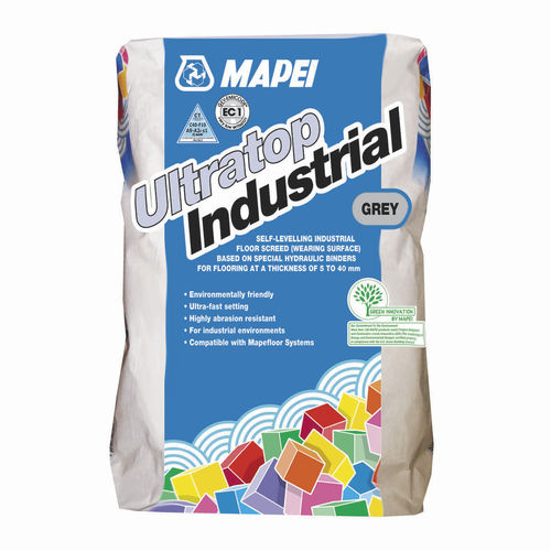 Строительный раствор для затирки - ULTRATOP INDUSTRIAL - MAPEI GB - самовыравнивающийся / для проушины / гидравлический