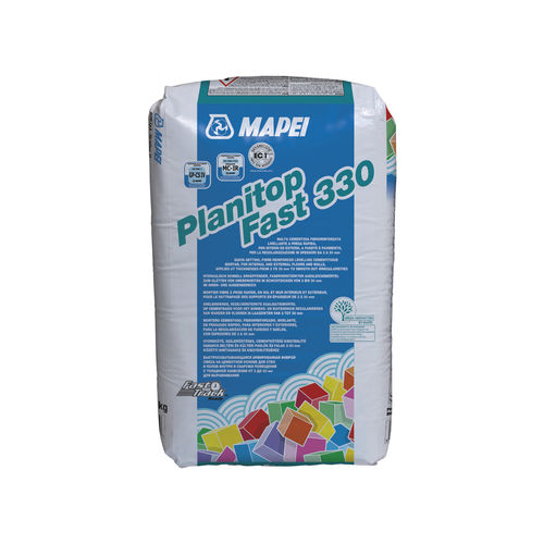 Строительный раствор для исправления неровностей - PLANITOP FAST 330 - MAPEI GB - для бетона / для цемента / армированный волокном