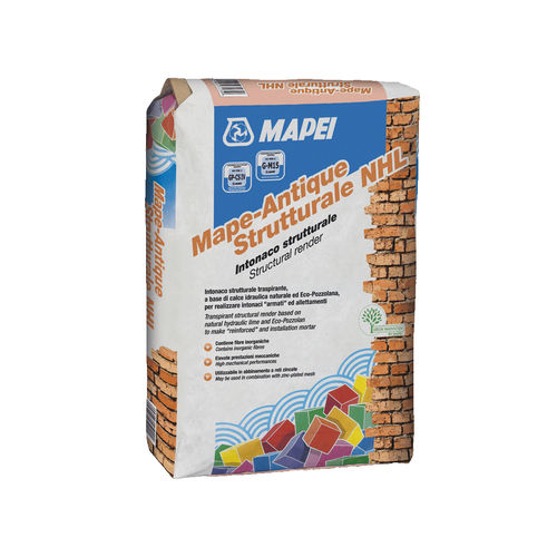 Строительный раствор для восстановительных работ - MAPE-ANTIQUE STRUTTURALE NHL - MAPEI GB - для каменной кладки / гидравлический / с известью