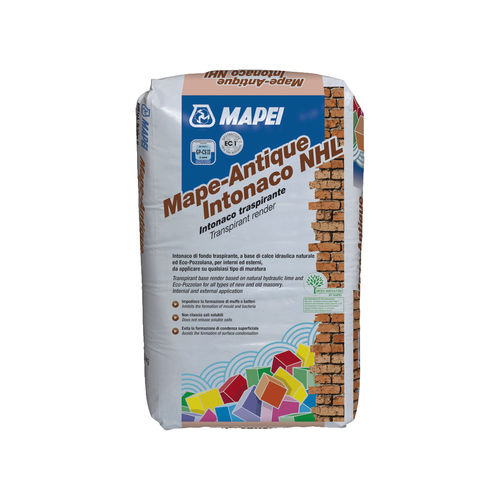 Строительный раствор для восстановительных работ - MAPE-ANTIQUE INTONACO NHL - MAPEI GB - для каменной кладки / гидравлический / с известью