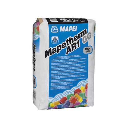 Клей для керамической плитки для цементирования - MAPETHERM AR1 GG - MAPEI GB - для исправления неровностей / для бетона / для теплоизоляции снаружи ITE