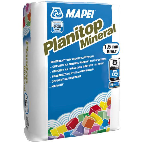 Штукатурка для отделки - PLANITOP MINERAL - MAPEI GB - для интерьера / для наружного применения / для стены