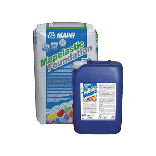 Строительный раствор герметик - MAPELASTIC FOUNDATION - MAPEI GB - для бетона / для каменной кладки / для цемента
