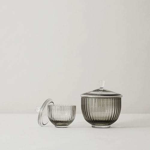 Банка для конфет из дутого стекла - 201183 - LYNGBY PORCELÆN