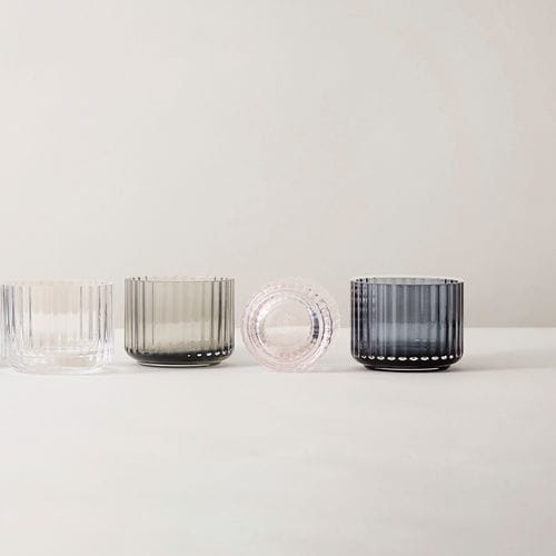 Подсвечник из дутого стекла - 201293 - LYNGBY PORCELÆN
