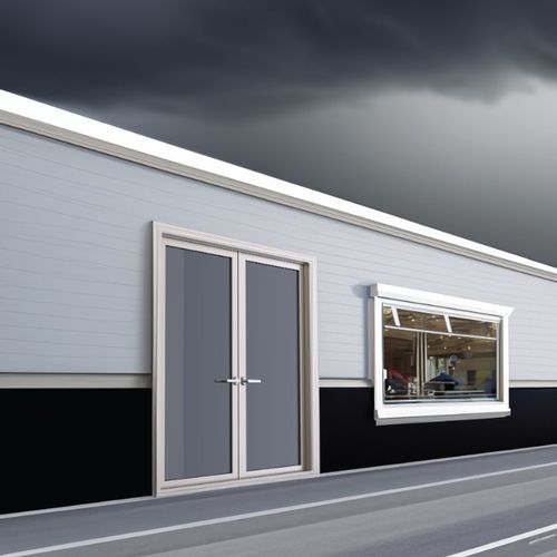 Окно из алюминия - HR6 SF - INTERAL CUHADAROGLU METAL SANAYI - поворотно-раздвижное / с двойным остеклением / с тройным остеклением