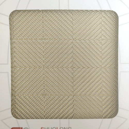 Металлическая сетка из нержавеющей стали - XY-R-2825 - Hebei Shuolong Metal Products Co.,Ltd - для внутренней компоновки / тканая / посеребренная