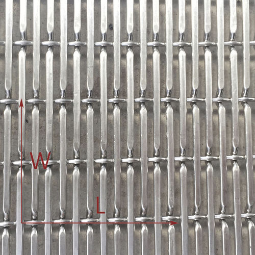 Металлическая сетка из нержавеющей стали - XY-6010S - Hebei Shuolong Metal Products Co.,Ltd - для потолков / с длинными звеньями / декоративная