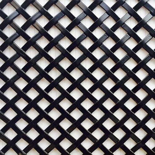Металлическая сетка из нержавеющей стали - XY-1510PVC - Hebei Shuolong Metal Products Co.,Ltd - для перегородки / с квадратной сеткой / черная
