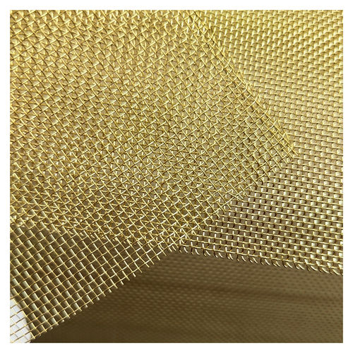 Металлическая сетка для ламинирования стекла - XY-R-1625 - Hebei Shuolong Metal Products Co.,Ltd - из меди / для панелей / с длинными звеньями