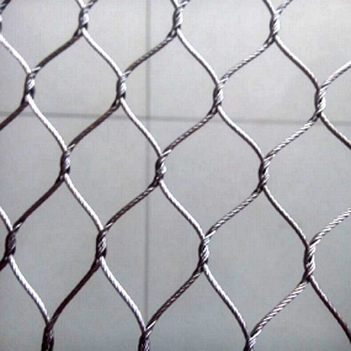 Металлическая сетка из нержавеющей стали - SL-B - Hebei Shuolong Metal Products Co.,Ltd - для заграждения / для фасада / с ромбовидной ячейкой