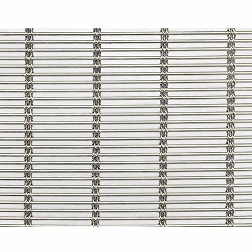 Металлическая сетка из нержавеющей стали - XY-M2414 - Hebei Shuolong Metal Products Co.,Ltd - для облицовки / с длинными звеньями / посеребренная