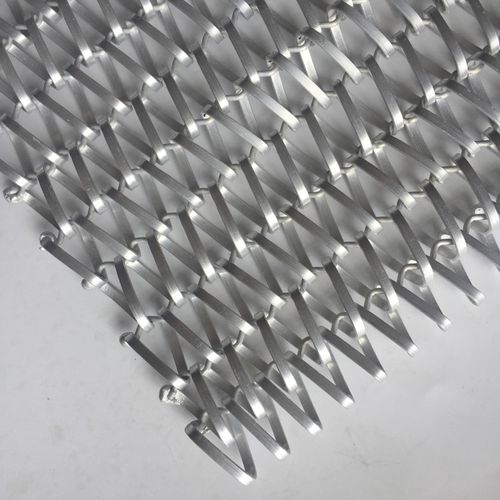 Металлическая сетка из алюминия - XY-A2172 - Hebei Shuolong Metal Products Co.,Ltd - для внутренней компоновки / спиральная / посеребренная