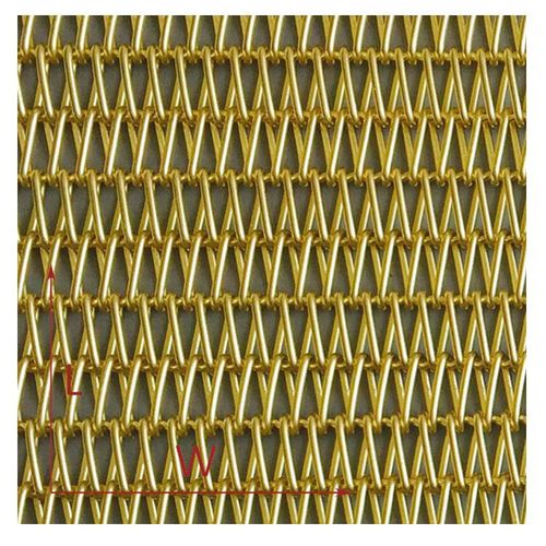 Металлическая сетка из меди - XY-A1015T  - Hebei Shuolong Metal Products Co.,Ltd - для внутренней компоновки / спиральная / позолоченная