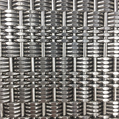 Металлическая сетка из панелей - XY-M1445 - Hebei Shuolong Metal Products Co.,Ltd - из нержавеющей стали / для внутренней компоновки / архитектурная