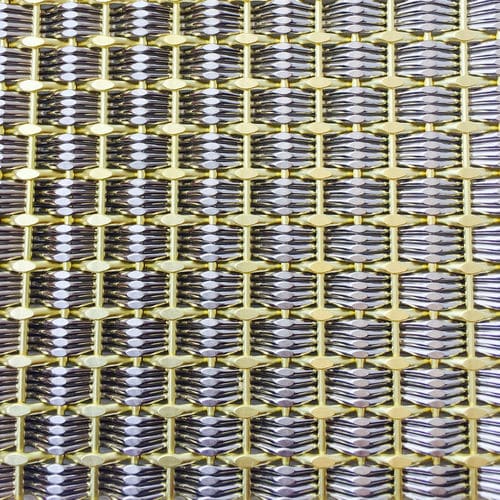 Металлическая сетка для стены - XY-6515 - Hebei Shuolong Metal Products Co.,Ltd - из меди / из нержавеющей стали / тканая