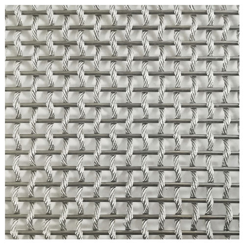 Металлическая сетка из нержавеющей стали - XY-M4322 - Hebei Shuolong Metal Products Co.,Ltd - для внешнего благоустройства / с плотной сеткой / декоративная