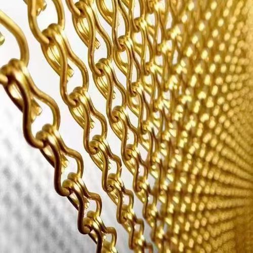 Штора цепочка - XY-Chain - Hebei Shuolong Metal Products Co.,Ltd - с рисунком / алюминий