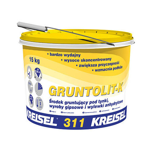 Грунтовка для бетона - GRUNTOLIT-K 311 - Kreisel - для гипса / для кирпича / акриловая