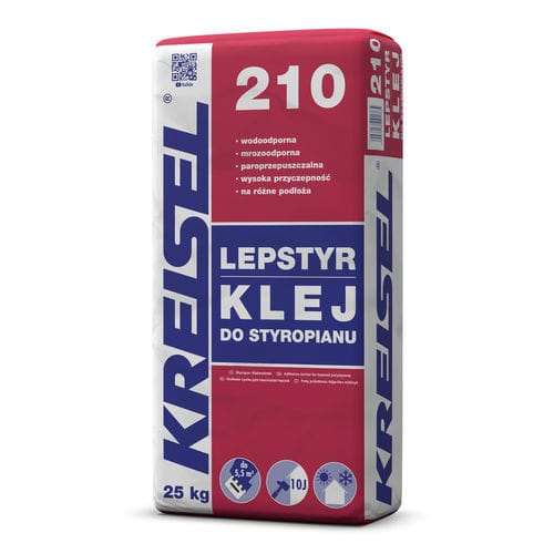 Клей для керамической плитки для цементирования - LEPSTYR 210 - Kreisel - непромокаемый / для бетона / для теплоизоляции снаружи ITE