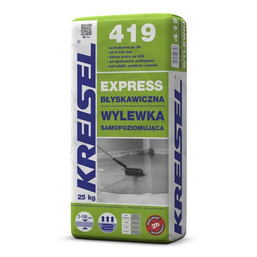 Строительный раствор для исправления неровностей - EXPRESS 419 QUICK-SETTING SELF-LEVELLING SCREED - Kreisel - для закрепления грунтов / для проушины / для цемента