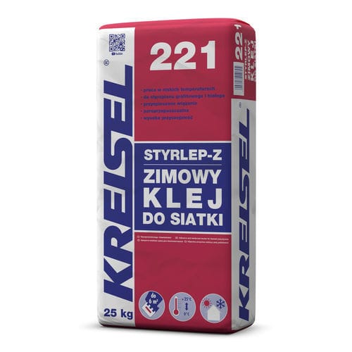Непромокаемый клей для керамической плитки - STYRLEP Z 221 - Kreisel - укрепительный / для изоляционных панелей / антифриз
