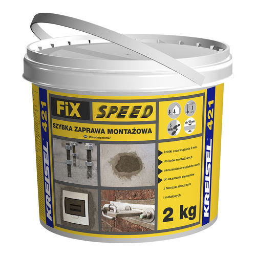 Монтажный строительный раствор - FiX SPEED 421 - Kreisel - для расшивки швов / непромокаемый / для металлической арматуры