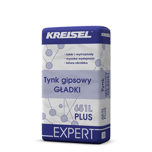 Штукатурка из гипса - 651L PLUS - Kreisel - для сглаживания / для интерьера / для стены