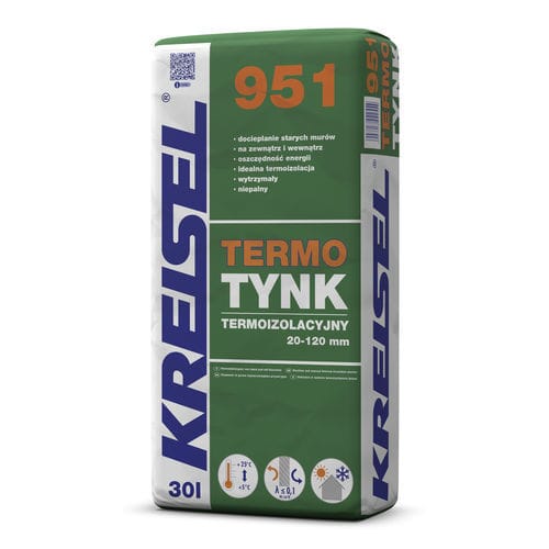 Изоляционная штукатурка - THERMO 951 - Kreisel - гидроизолирующая / термоизоляционная / для реконструкции