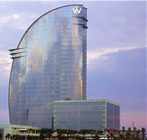 Фасад из алюминия - W HÔTEL - BARCELONA - Cantori srl - для рафшторы / устойчивый к погодным катаклизмам / перфорированный
