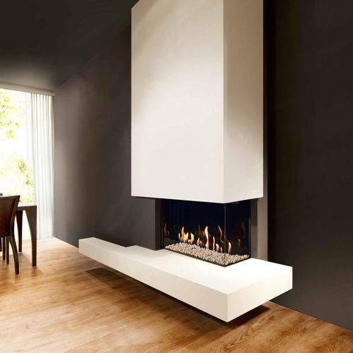 Газовый камин - KALFIRE ECO-LINE G65/44C - Bespoke Fireplace Designs - встраиваемый / угловой / с закрытой топкой