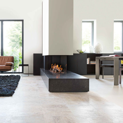 Газовый камин - KALFIRE PRESTIGE GP85/50R - Bespoke Fireplace Designs - встраиваемый / с 3 поверхностями / с закрытой топкой
