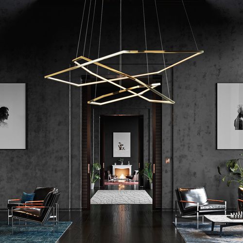 Подвесная лампа - VESANTO - cameron designhouse - из полированного металла / из матового алюминия / современная
