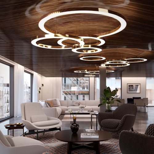 Подвесной светильник - MAHLU - cameron designhouse - LED / круговой / из матового алюминия
