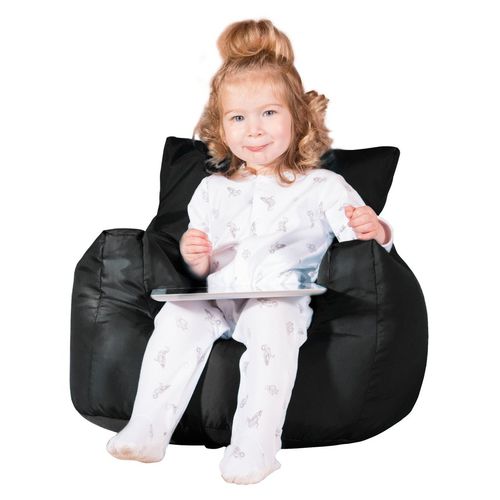 Современное кресло-мешок - BBOUCHILDABL - Big Bertha Original™ - из полотна / для детей / черное