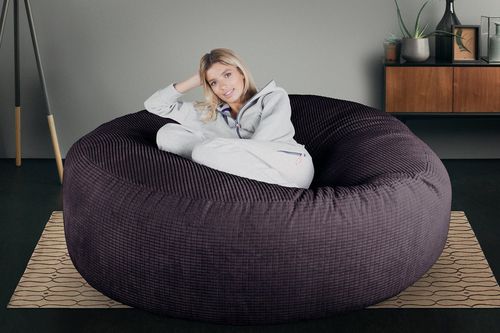 Современное кресло-мешок - LPMEGMAMSBBCEPUR - Big Bertha Original™ - из ткани / фиолетовое / двойное
