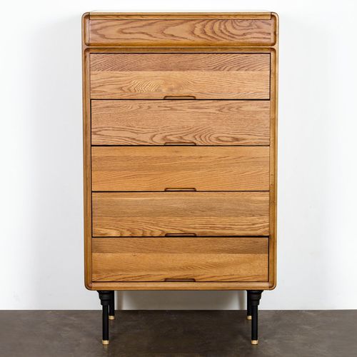 Современный шифоньер - DISTRIKT TALLBOY - District 8 - из дерева / из стали
