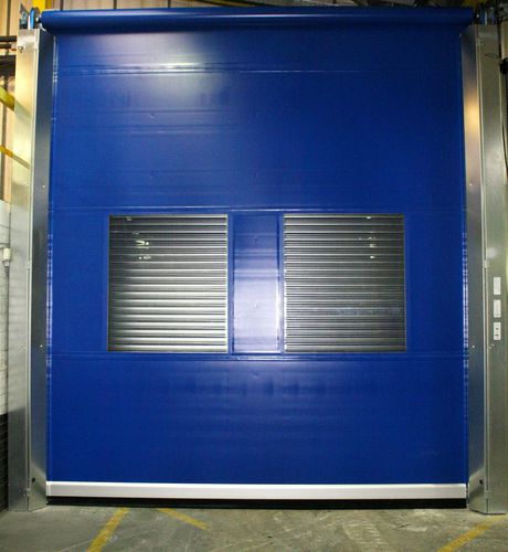 Ролетное промышленные ворота - Industrial Door Engineering - раздвижное и и складываемое / из металла / из ПВХ
