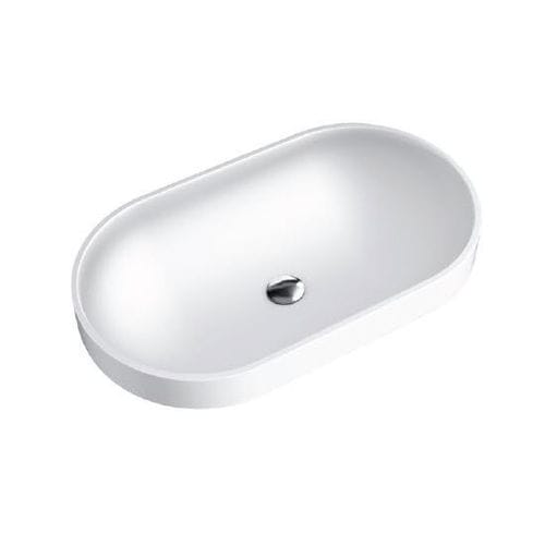 Настольная раковина - CLOUD - Decosan - из Solid Surface / овальная / современная