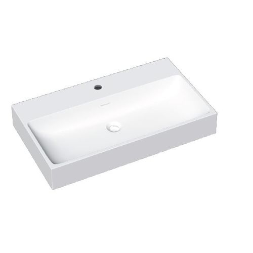 Встраиваемая раковина - WAVE - Decosan - из Corian® / множественная / прямоугольная