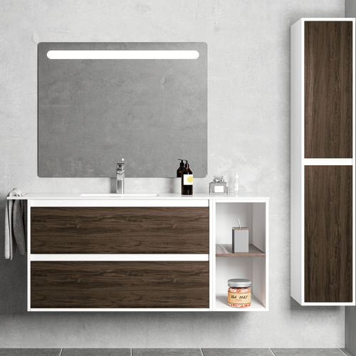 Современный мебель для ванной комнаты - ACRIS - BAÑOS 10 S.L. - для бытового использования / МДФ / настенный