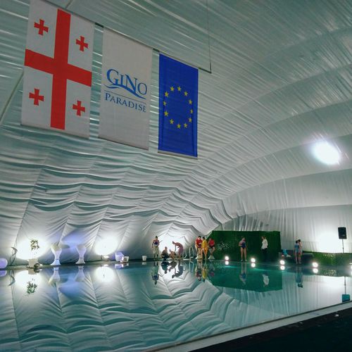 Надувная конструкция для общественного бассейна - POOL - HOLSTROY