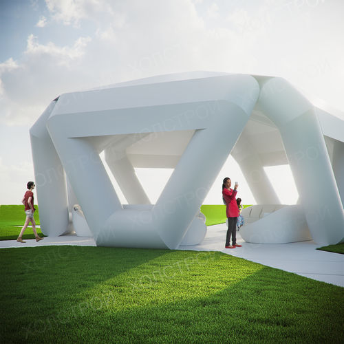 Надувная конструкция для организации мероприятий - SHADE SHELTERS - HOLSTROY - для общественных мест / для игровой площадки / для офиса